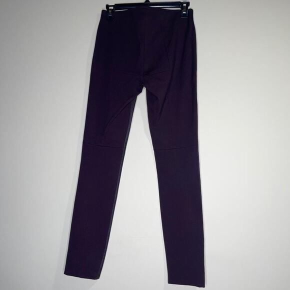 Akris Punto Leather Fitted Pants with Jersey Back 4 - Picture 11 of 11